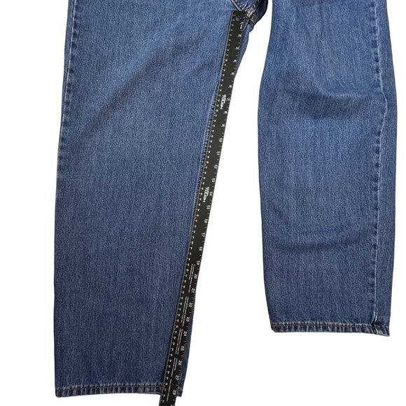 Levis 550 Relaxed Fit Jeans Mens 40x30 Blue Denim Classic Straight Leg StoneWash - Picture 11 of 14